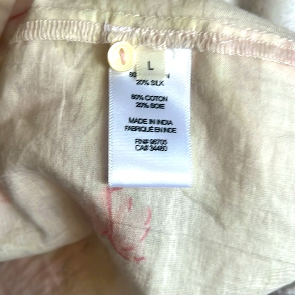 NWT La Vie by Rebecca Taylor Floral Peonies Top. - Picture 7 of 7